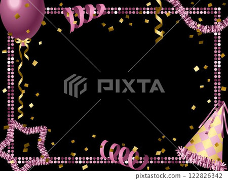 鏡面磁磚2，派對裝飾F，3粉紅色 122826342