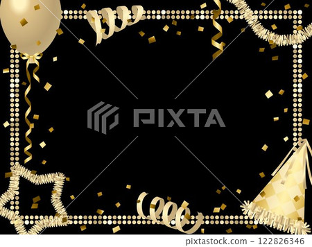 Mirror tile 2, party decoration F, 7 platinum 122826346