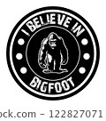 I believe in Bigfoot t-shirt design, bigfoot t-shirt design for adventure lovers I believe in Bigfoot t-shirt design, bigfoot t-shirt design for adventure lovers 122827071