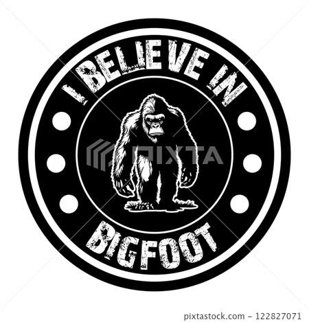 I believe in Bigfoot t-shirt design, bigfoot t-shirt design for adventure lovers I believe in Bigfoot t-shirt design, bigfoot t-shirt design for adventure lovers 122827071