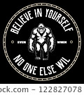 Believe in yourself even when no one else will t-shirt design, bigfoot t-shirt design for adventure lovers Believe in yourself even when no one else will t-shirt design, bigfoot t-shirt design for adventure lovers 122827078