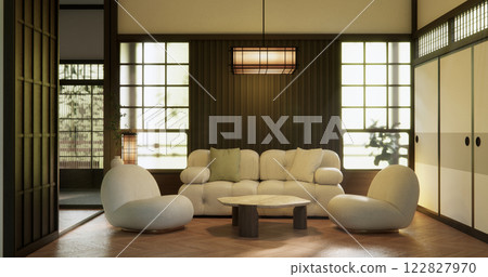 sofa armchair minimalist design muji style. sofa armchair minimalist design muji style. 122827970