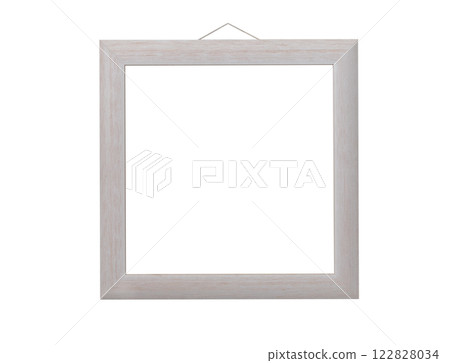 White wood frame or picture modern frame isolated. White wood frame or picture modern frame isolated. 122828034