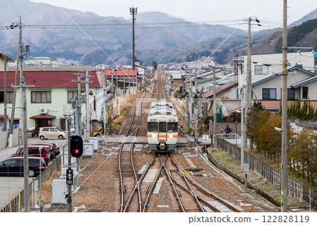 【高山本線】進入飛鎢古川站的普通列車 122828119