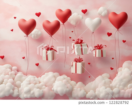 composite image of hearts hanging on a line composite image of hearts hanging on a line 122828792