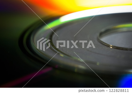 Compact disc close-up 122828811