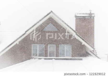 View during snow 122829012