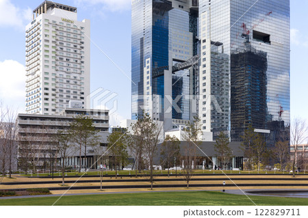 大阪梅田的建築風景 大阪梅田的建築風景 122829711