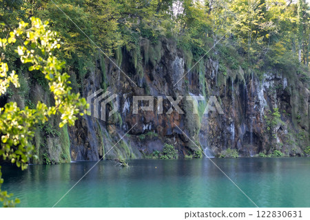 Waterfall in Plitvice National Park, Croatia 122830631