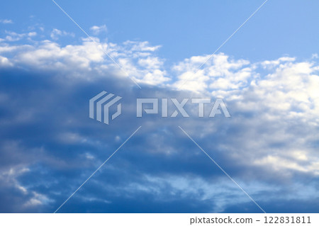 Sunset in the countryside at summer. Wild nature details. 122831811