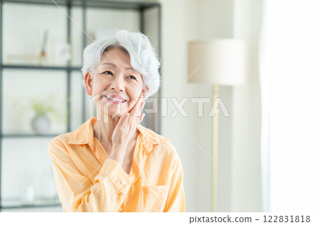 Beauty of senior women 122831818