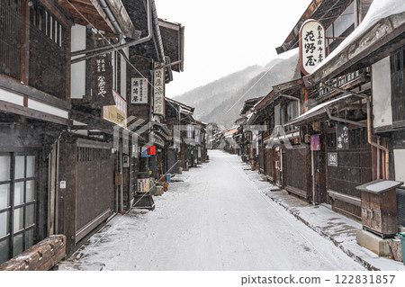 Narai in winter: A snowy post town Narai in winter: A snowy post town 122831857