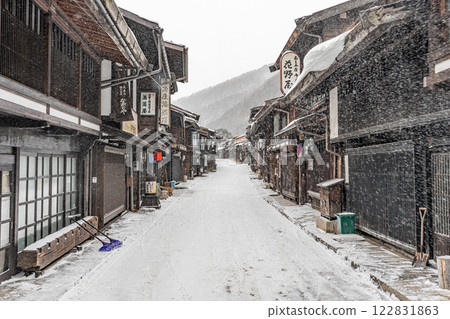Narai in winter: A snowy post town Narai in winter: A snowy post town 122831863