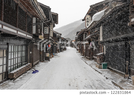 Narai in winter: A snowy post town Narai in winter: A snowy post town 122831864