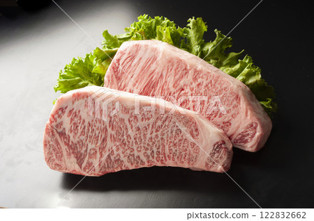 A5 rank Japanese black beef sirloin A5 rank Japanese black beef sirloin 122832662