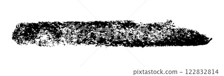 Brush stroke hand painted with pastel crayon. Grunge vector illustration Brush stroke hand painted with pastel crayon. Grunge vector illustration 122832814