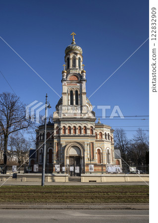 Saint Alexander Newski orthodox Cathedral landmark in lodz poland 122832909