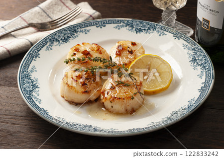 奶油炒優質扇貝 122833242