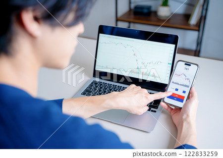 股票交易形象 122833259