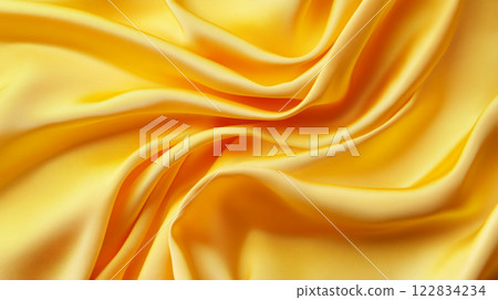 Yellow fabric with a wave pattern. The fabric is very soft and smooth. It looks like it would be comfortable to wear Yellow fabric with a wave pattern. The fabric is very soft and smooth. It looks like it would be comfortable to wear 122834234