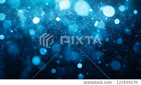 Blue background with many small blue circles. The circles are scattered all over the background 122834270