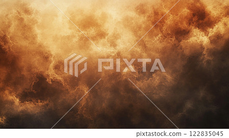 Blurry, orange and brown background with a few white clouds. The background is a mix of orange and brown colors, giving it a warm and earthy feel. The clouds are scattered throughout the background Blurry, orange and brown background with a few white clouds. The background is a mix of orange and brown colors, giving it a warm and earthy feel. The clouds are scattered throughout the background 122835045