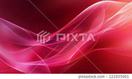 Red and pink wave with a purple background. The wave is very long and has a lot of detail Red and pink wave with a purple background. The wave is very long and has a lot of detail 122835081