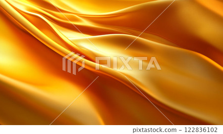 Gold fabric with a wave pattern. The fabric is very soft and looks very luxurious. The color of the fabric is very bright and stands out Gold fabric with a wave pattern. The fabric is very soft and looks very luxurious. The color of the fabric is very bright and stands out 122836102