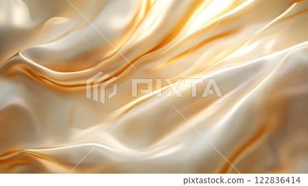 Very soft and smooth fabric with a golden hue. The fabric is flowing and he is very delicate Very soft and smooth fabric with a golden hue. The fabric is flowing and he is very delicate 122836414