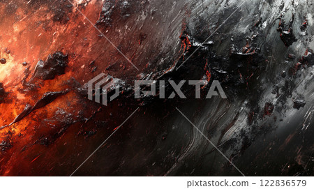 Black and red background with a lava flow. The background is very dark and the lava is flowing down the side of the background Black and red background with a lava flow. The background is very dark and the lava is flowing down the side of the background 122836579