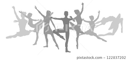 Ballet Dancer Silhouette Dancers Poses Silhouettes Ballet Dancer Silhouette Dancers Poses Silhouettes 122837202
