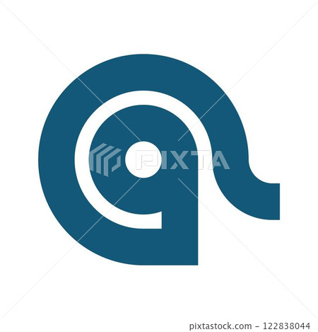 Letter A logo design 122838044