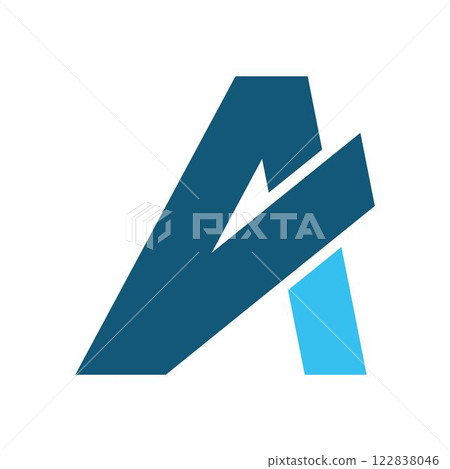 Letter A logo design 122838046