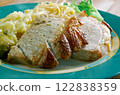 Roast pork with crackling 122838359
