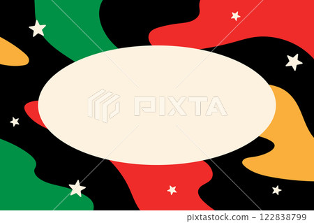 Juneteenth Poster Horizontal Frame Background Juneteenth Poster Horizontal Frame Background 122838799