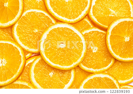 orange slices background 122839193