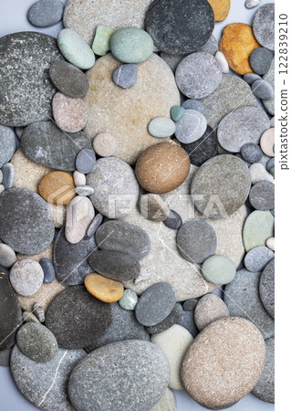 background of sea pebbles 122839210