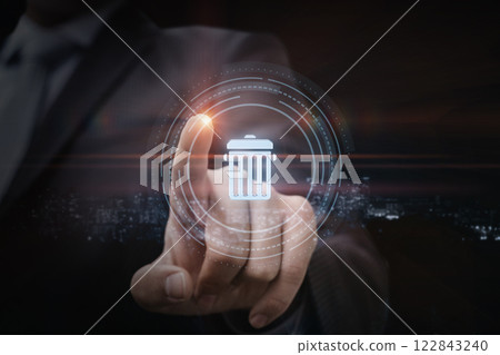 Digital cleaning and deletion. 122843240