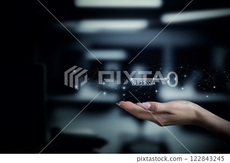 The key to success. 122843245