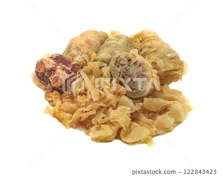 Cabbage rolls with meat and rice Cabbage rolls with meat and rice 122843423