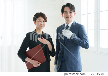 Smiling Hotel Staff/Concierge 122845380