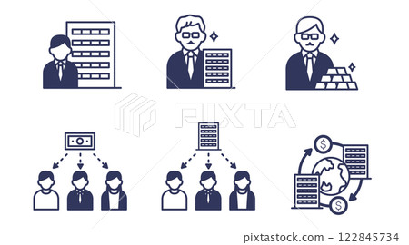 股票圖示集 122845734