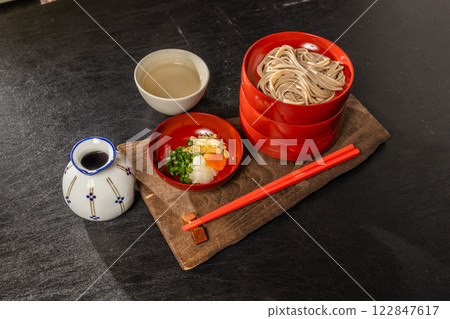 Izumo soba (traditional noodles from Izumo) Izumo soba (traditional noodles from Izumo) 122847617