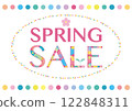 Polka dot & floral spring sale 122848311
