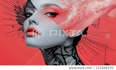 Art makeup: the fusion of art and fashion 122848550