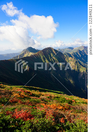 谷川山脈：秋季山景 122849211