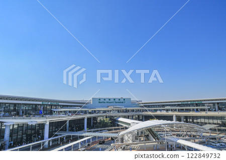 Narita Airport Terminal 1 Blue Sky Narita Airport Terminal 1 Blue Sky 122849732