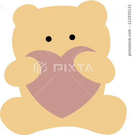 Bear with heart Animal 122850131