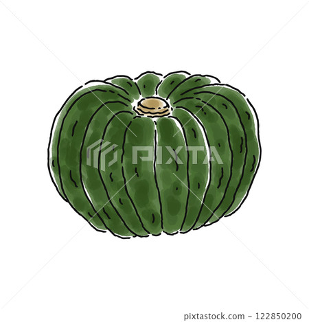 南瓜水彩風格 122850200