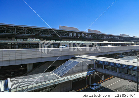 Narita International Airport Terminal 2 Blue Sky 122850404